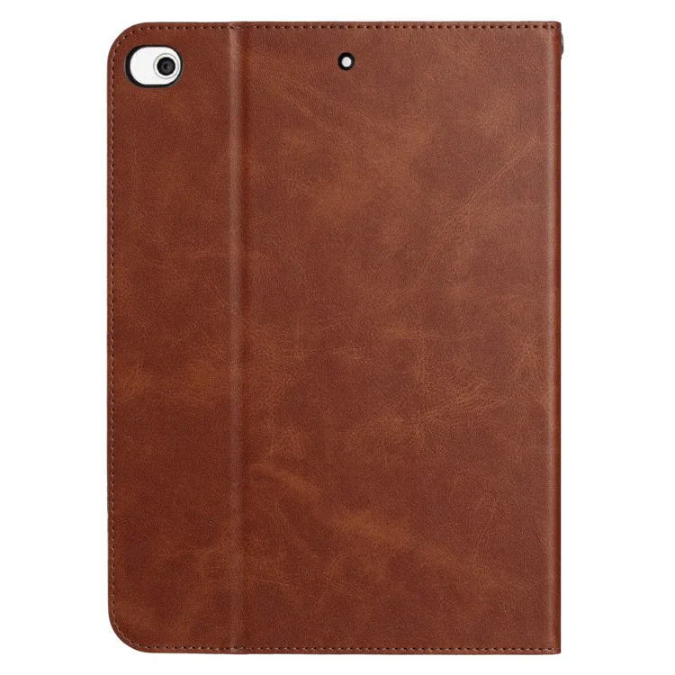 For iPad 10.2 (2021) / (2020) / (2019) / Air 10.5 inch (2019) / iPad Pro 10.5-inch (2017) Wallet Case Auto Wake / Sleep Leather Flip Tablet Cover - Brown
