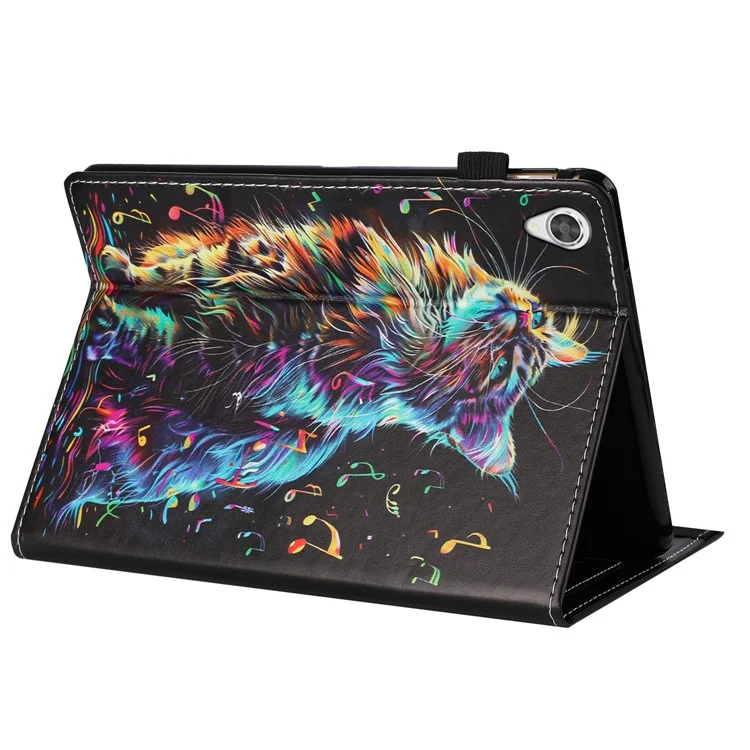 Für Lenovo Tab M10 HD Gen 2 Hülle Muster Leder Tablet Cover mit Auto Schlaf / Aufwachen, Kartenfach - Blumenfuchs