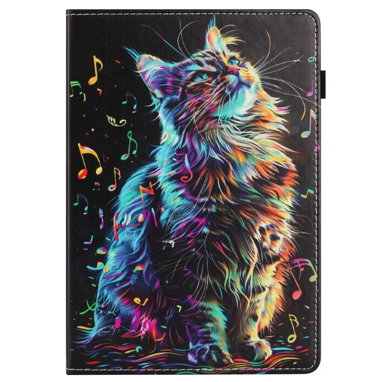 Für Lenovo Tab M10 HD Gen 2 Hülle Muster Leder Tablet Cover mit Auto Schlaf / Aufwachen, Kartenfach - Blumenfuchs