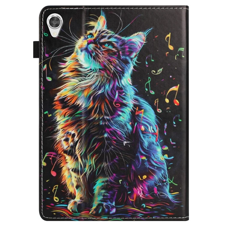 Für Lenovo Tab M10 HD Gen 2 Hülle Muster Leder Tablet Cover mit Auto Schlaf / Aufwachen, Kartenfach - Blumenfuchs