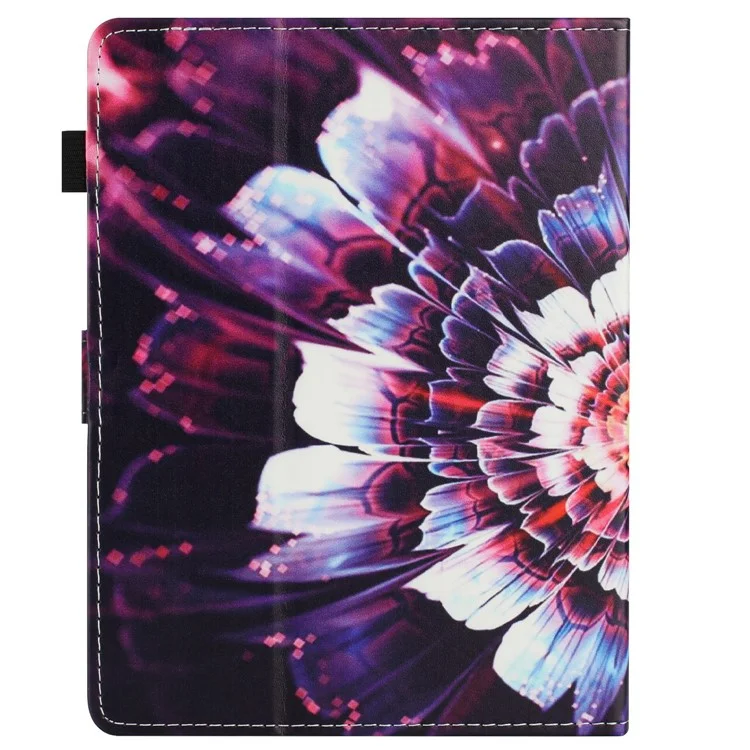 Universal 7-inch Tablet Case Pattern Leather Cover with Auto Sleep / Wake, Card Holder - Flower Fox