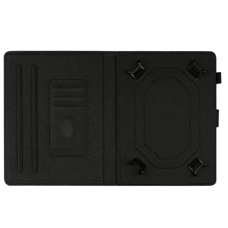 Universal 7-inch Tablet Case Pattern Leather Cover with Auto Sleep / Wake, Card Holder - Pink Gold Marble