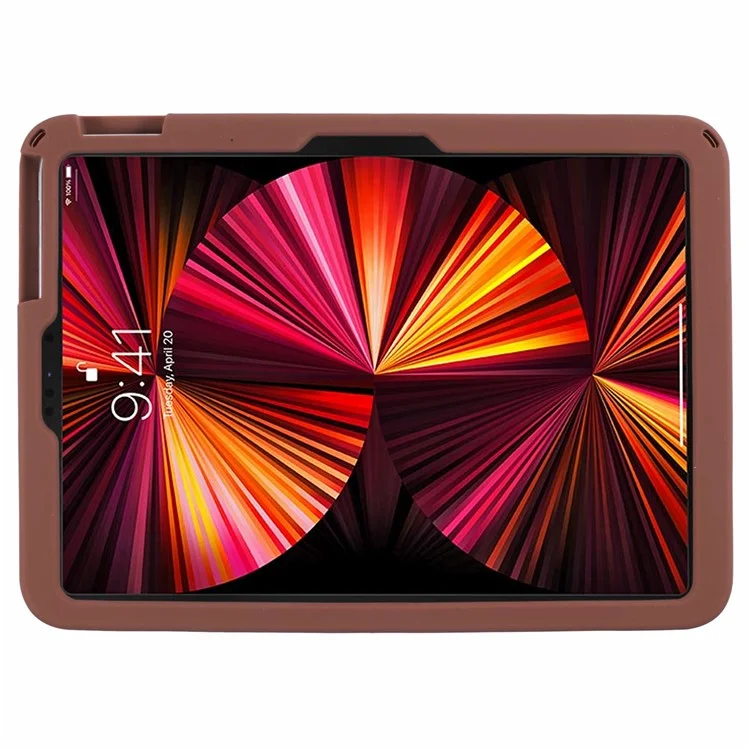 Силиконовый чехол для iPad Air 11 (2024) / Air (2022) / (2020) / iPad Pro 11 (2024) / (2022) / (2021) / (2020) / (2018) с подставкой в виде медведя