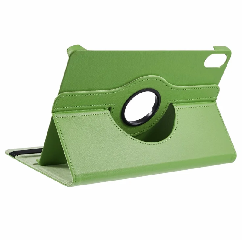 For Honor Pad X8a / Pad X9 Case Rotating Stand PU Leather+PC Tablet Cover with Elastic Band - Green