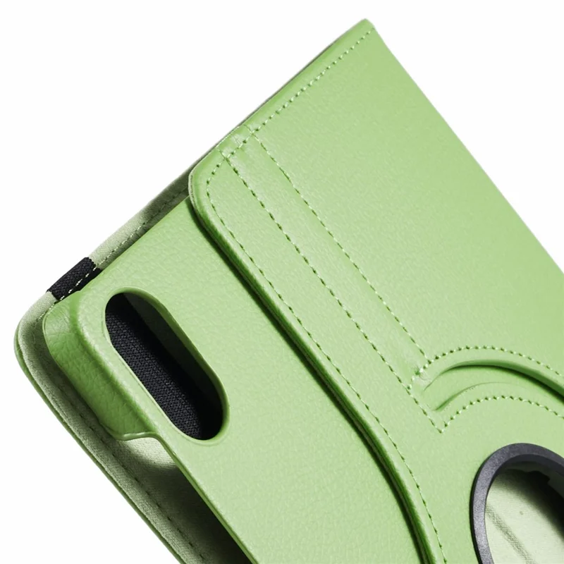 For Honor Pad X8a / Pad X9 Case Rotating Stand PU Leather+PC Tablet Cover with Elastic Band - Green