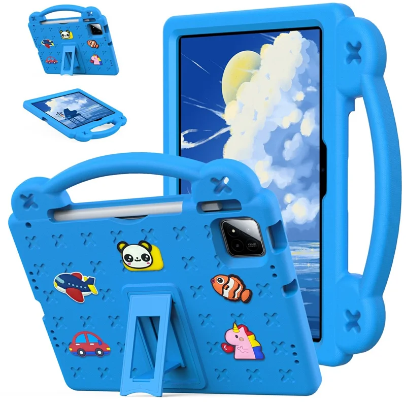 For Xiaomi Pad 7 Pro  /  Pad 7 Case Kids EVA Tablet Cover - Sky Blue