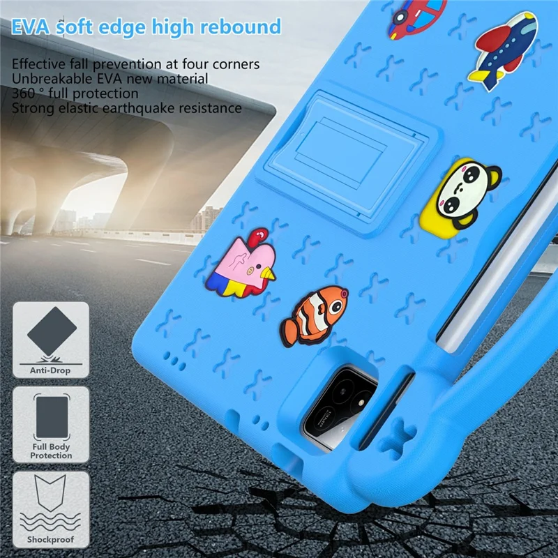 For Xiaomi Pad 7 Pro  /  Pad 7 Case Kids EVA Tablet Cover - Sky Blue