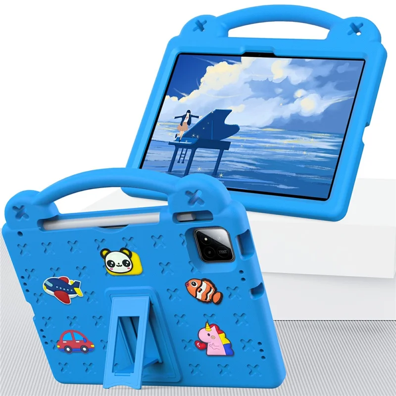 For Xiaomi Pad 7 Pro  /  Pad 7 Case Kids EVA Tablet Cover - Sky Blue