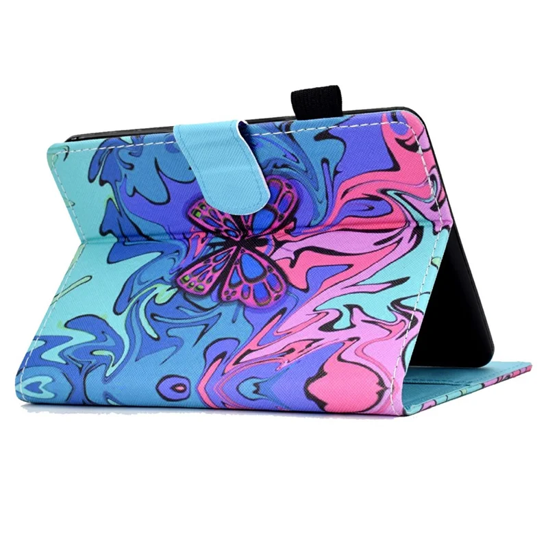 For Amazon Kindle Paperwhite (2024) Case Card Holder Stand Pattern Printing Leather Cover - Butterfly