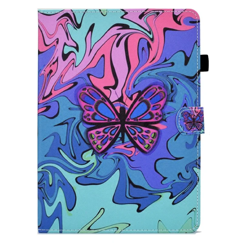 For Amazon Kindle Paperwhite (2024) Case Card Holder Stand Pattern Printing Leather Cover - Butterfly