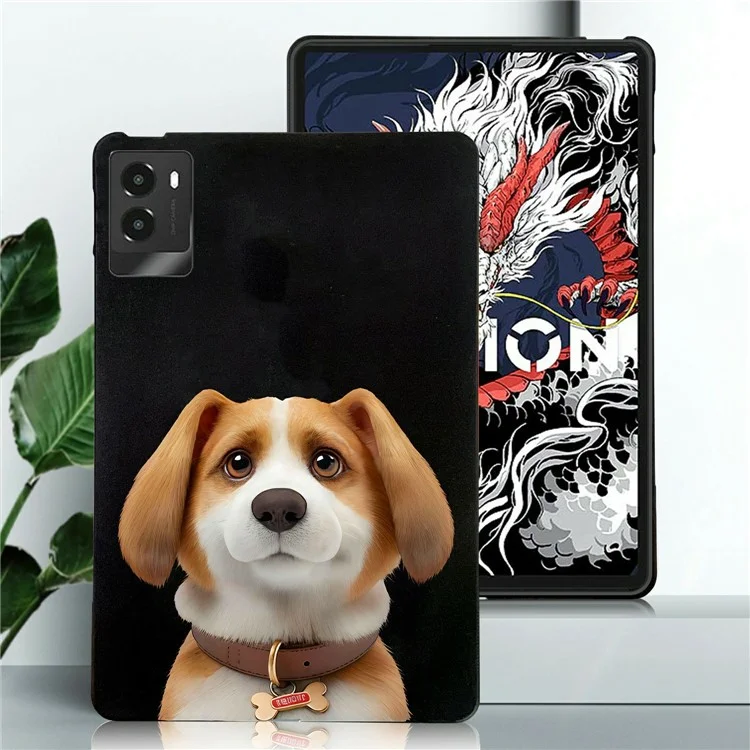 Custodia per Lenovo Legion Y700 (2025) con stampa a motivi, slim in TPU, cover protettiva per tablet - Harrier Beagle