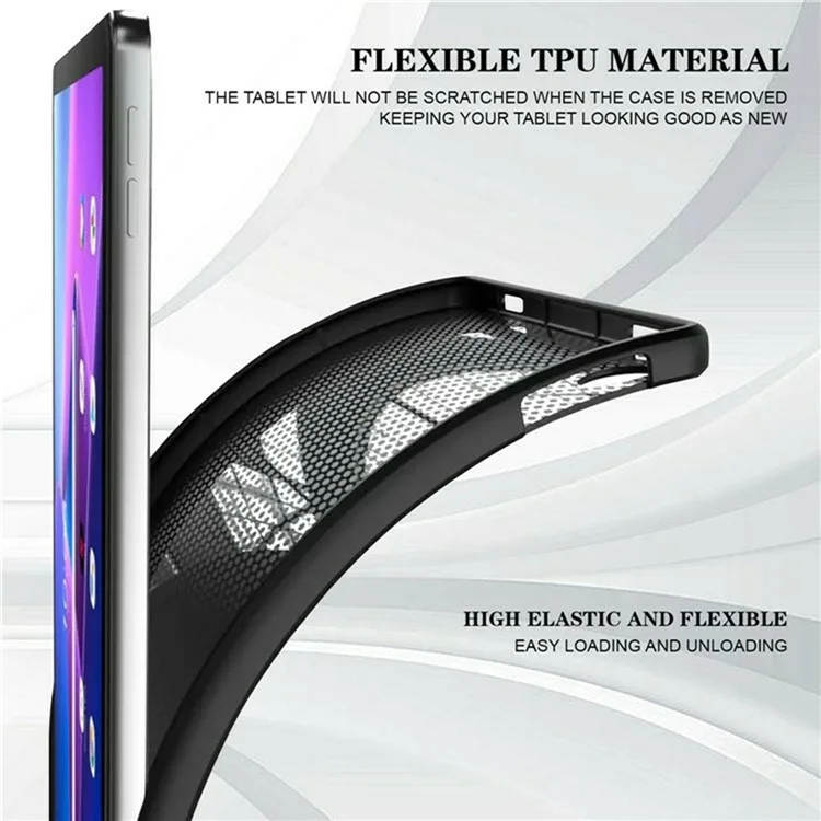 Custodia in TPU per Xiaomi Pad 7 Pro / Pad 7, con stampa a motivi, slim e protettiva - Farfalla dorata e rosa.