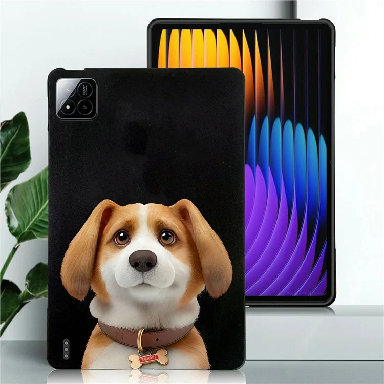 Cover protettiva per Xiaomi Pad 7 Pro / Pad 7, con stampa a motivi, in TPU slim, per tablet - Harrier Beagle