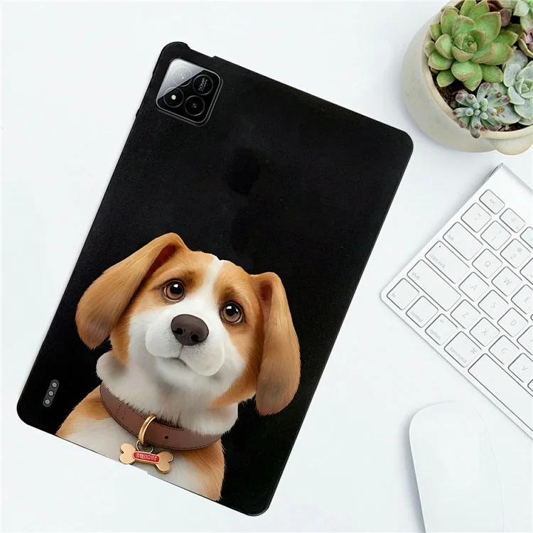 Cover protettiva per Xiaomi Pad 7 Pro / Pad 7, con stampa a motivi, in TPU slim, per tablet - Harrier Beagle