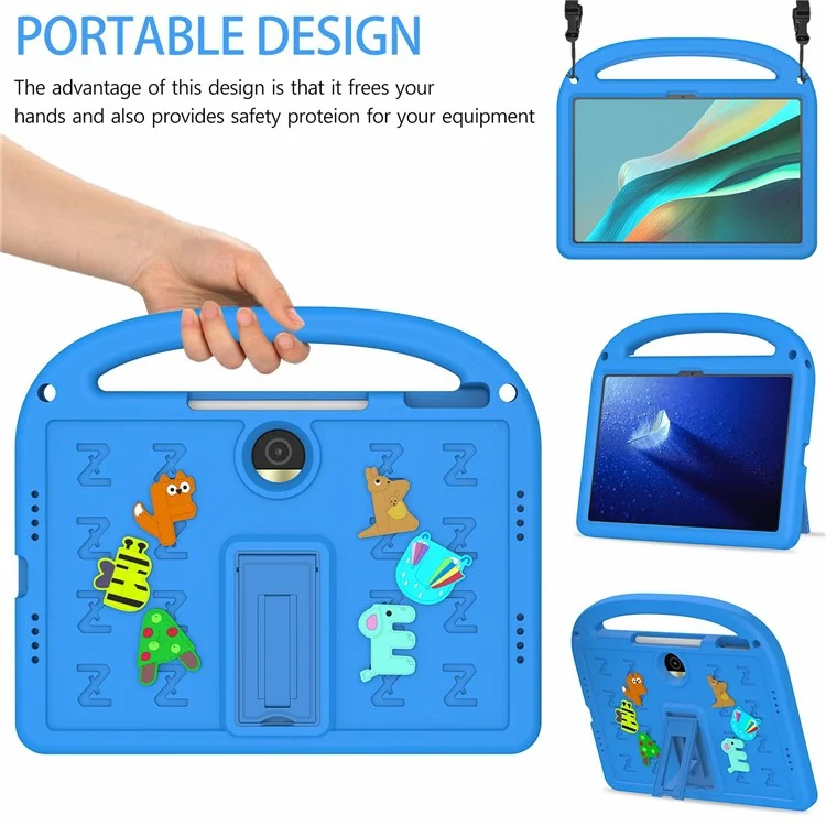 Capa de suporte para tablet For Honor Pad 9 EVA+PC - Azul