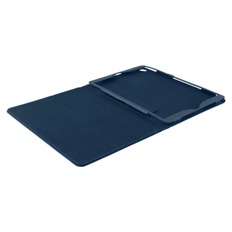 Funda para tablet para iPad 10.2 (2021) / (2020) / (2019) Textura de litchi Cubierta de piel plegable - Azul oscuro