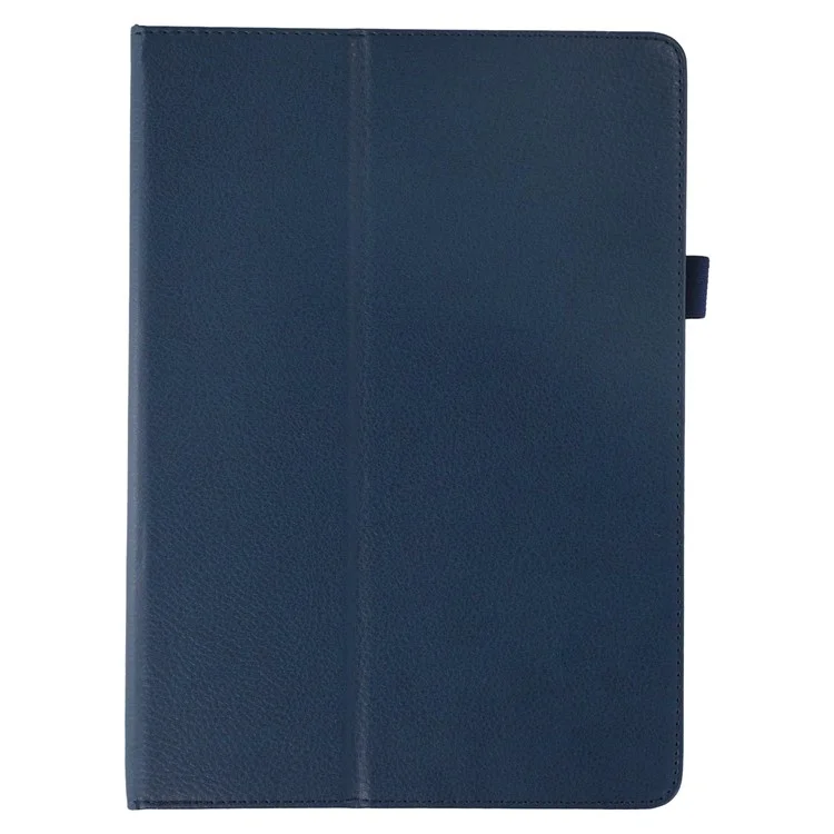 Funda para tablet para iPad 10.2 (2021) / (2020) / (2019) Textura de litchi Cubierta de piel plegable - Azul oscuro