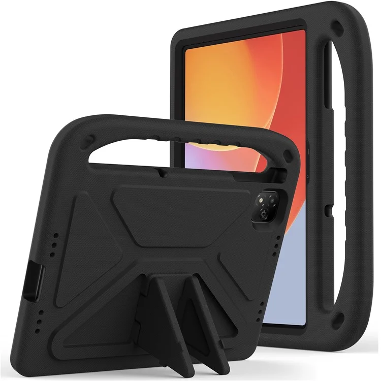 Für Infinix Xpad Hülle Handgriff Ständer Tablet EVA Cover - Schwarz