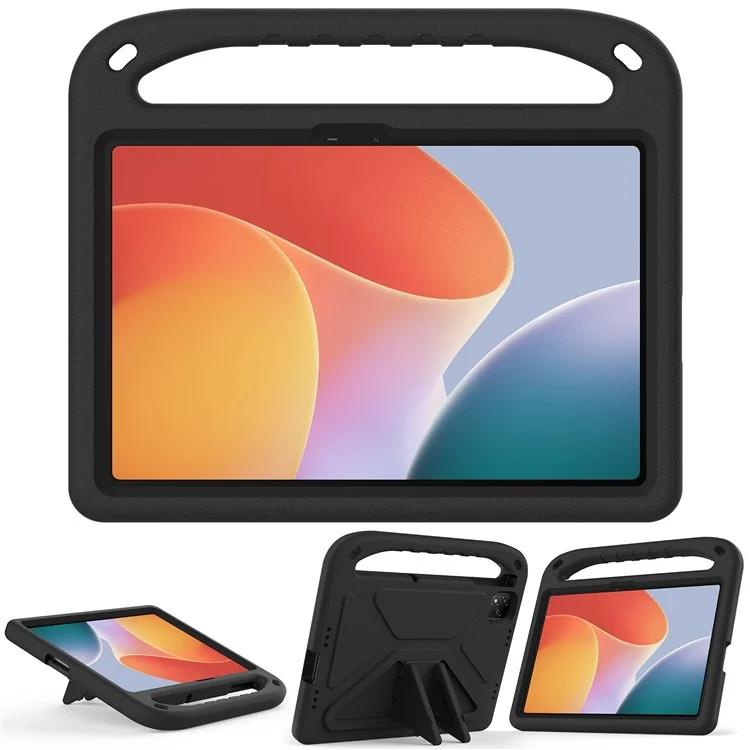 Für Infinix Xpad Hülle Handgriff Ständer Tablet EVA Cover - Schwarz