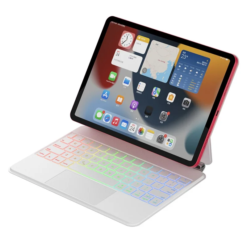 SP01-P11 Bluetooth-Compatible Keyboard for iPad Air 11 (2025) / (2024) / Air (2022) / (2020) / iPad Pro 11 (2022) / (2021) / (2020) / (2018) - White
