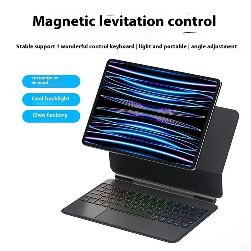 SP01-P11 Bluetooth-Compatible Keyboard for iPad Air 11 (2025) / (2024) / Air (2022) / (2020) / iPad Pro 11 (2022) / (2021) / (2020) / (2018) - White