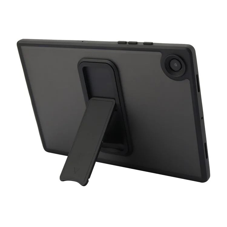 Étui pour Samsung Galaxy Tab A8 10.5 (2022) / (2021) avec support, peau TPU + PC - Couverture de tablette tactile - Noir