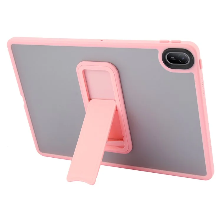 Étui pour Huawei MatePad SE 11 avec support en TPU + PC Skin-Touch Tablet Cover - Rose