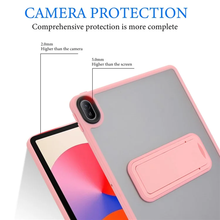 Étui pour Huawei MatePad SE 11 avec support en TPU + PC Skin-Touch Tablet Cover - Rose