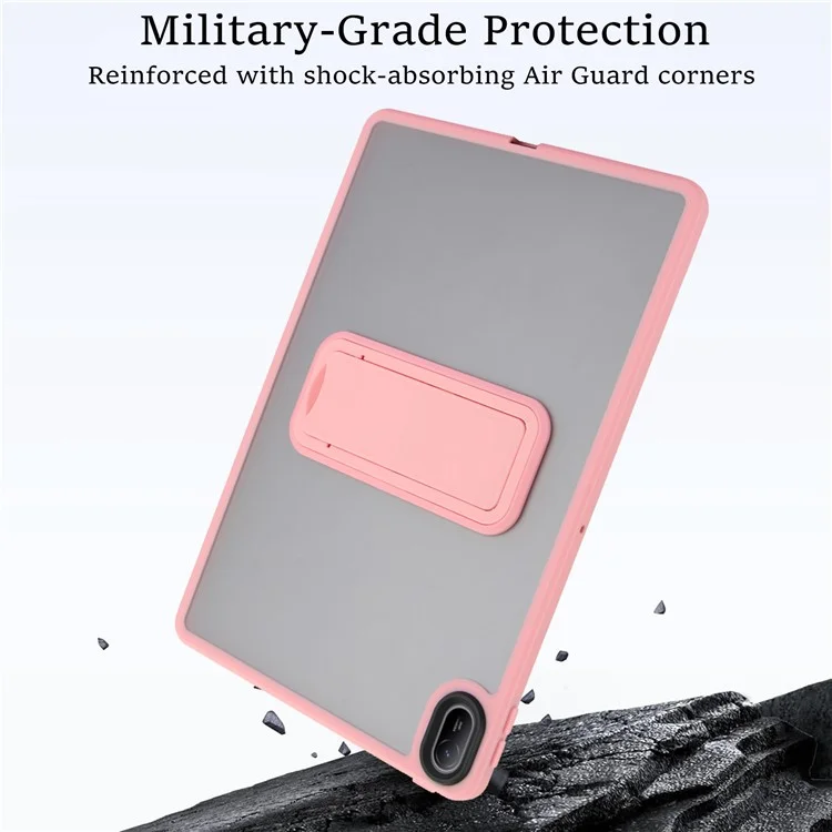 Étui pour Huawei MatePad SE 11 avec support en TPU + PC Skin-Touch Tablet Cover - Rose