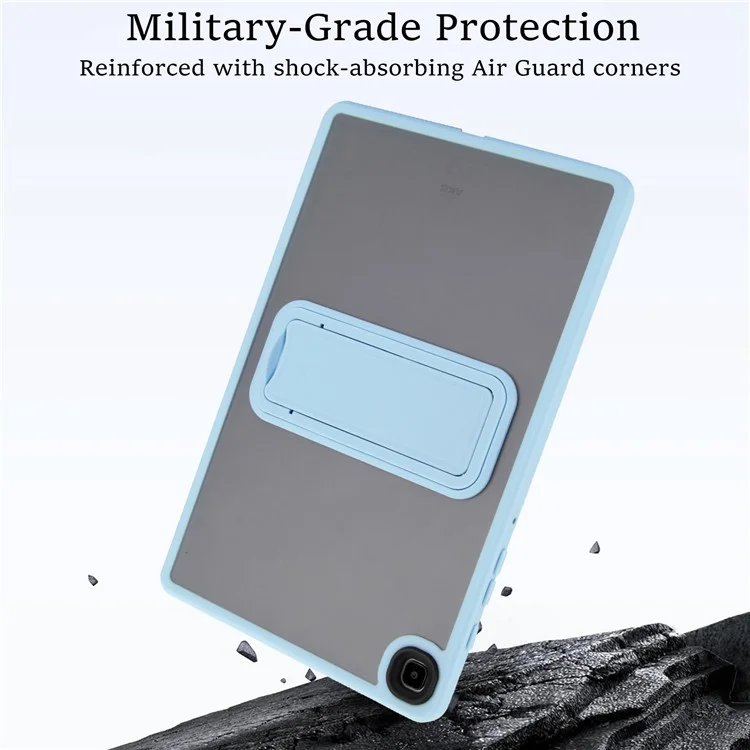 Tablet Case with Kickstand For Samsung Galaxy Tab S6 Lite (2024) / (2022) / (2020) TPU + PC Skin-touch Cover - Baby Blue