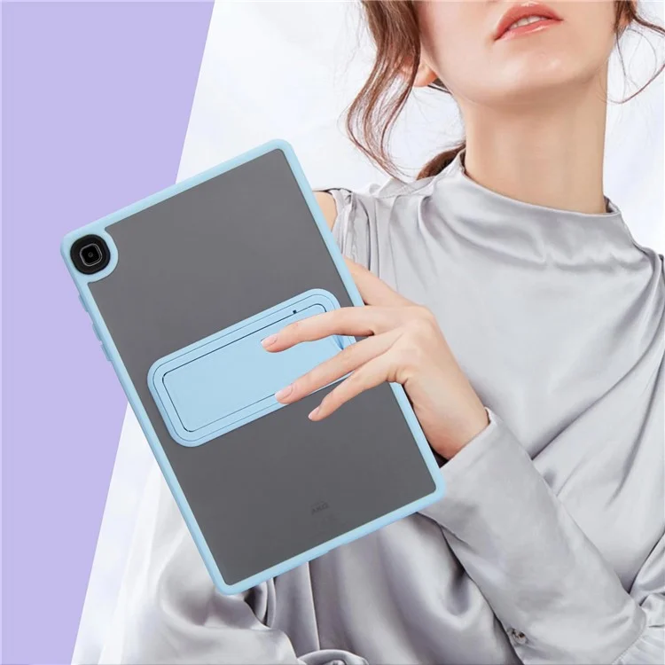 Tablet Case with Kickstand For Samsung Galaxy Tab S6 Lite (2024) / (2022) / (2020) TPU + PC Skin-touch Cover - Baby Blue