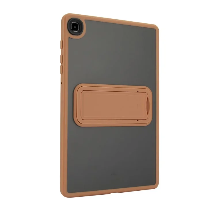 Tablet Case with Kickstand For Samsung Galaxy Tab S6 Lite (2024) / (2022) / (2020) TPU + PC Skin-touch Cover - Desert Gold