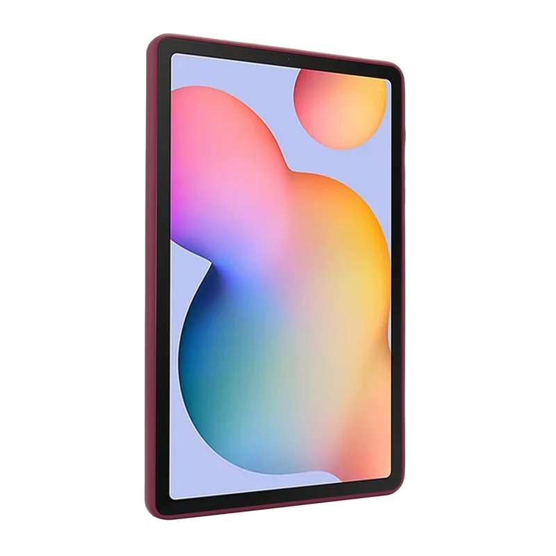 Tablet Case with Kickstand For Samsung Galaxy Tab S6 Lite (2024) / (2022) / (2020) TPU + PC Skin-touch Cover - Wine Red