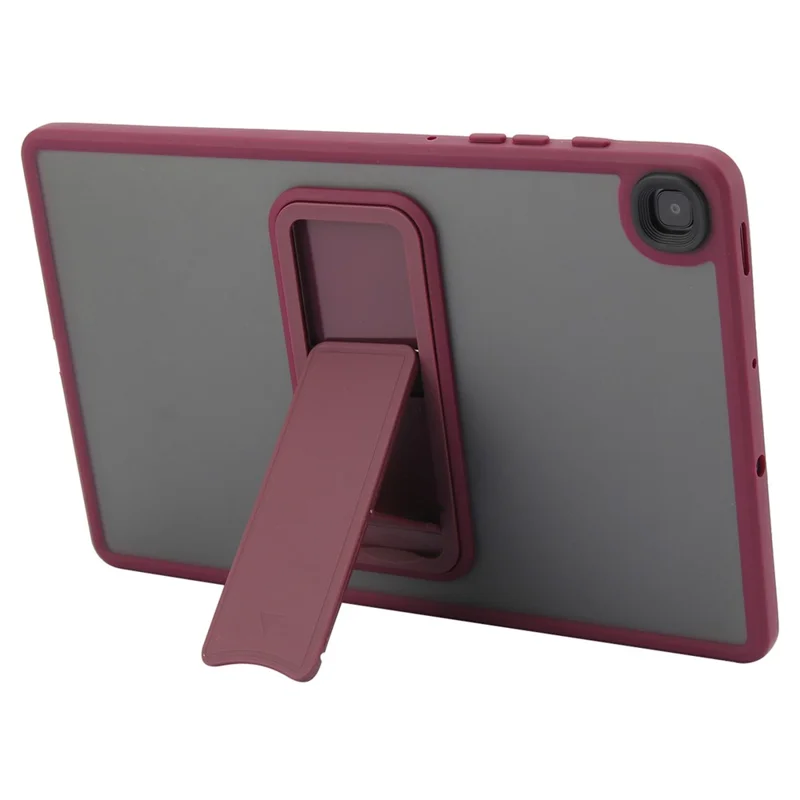 Tablet Case with Kickstand For Samsung Galaxy Tab S6 Lite (2024) / (2022) / (2020) TPU + PC Skin-touch Cover - Wine Red
