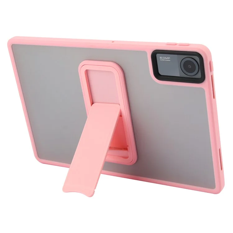 Funda para Xiaomi Redmi Pad SE con soporte, piel de TPU + PC - Táctil Tablet Cover - Rosa