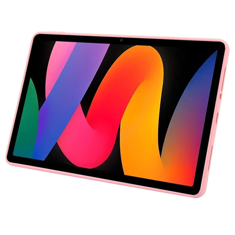 Funda para Xiaomi Redmi Pad SE con soporte, piel de TPU + PC - Táctil Tablet Cover - Rosa