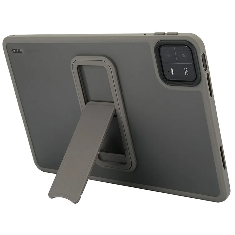 Funda para Xiaomi Pad 6 / Pad 6 Pro con soporte, de TPU + PC, cubierta táctil para tableta - Gris