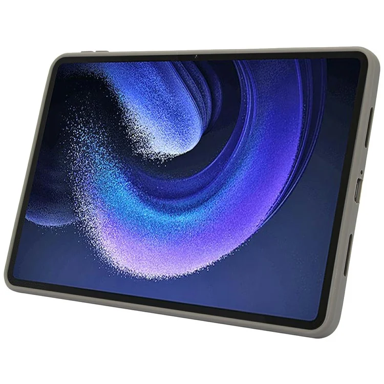 Funda para Xiaomi Pad 6 / Pad 6 Pro con soporte, de TPU + PC, cubierta táctil para tableta - Gris