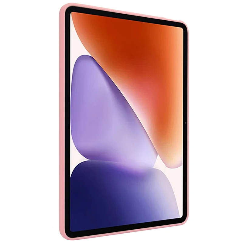 For Xiaomi Pad 7 / Pad 7 Pro Case with Kickstand TPU + PC Skin-touch Tablet Cover - Pink