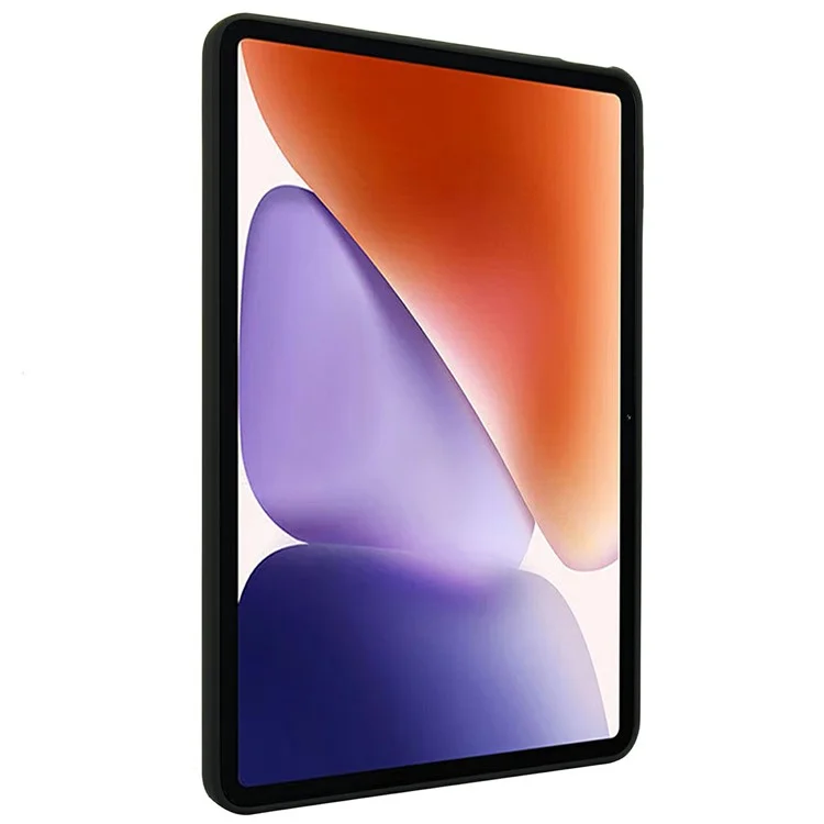 Für Xiaomi Pad 7 / Pad 7 Pro Hülle mit Ständer TPU + PC Skin-Berührung Tablet Cover - Schwarz