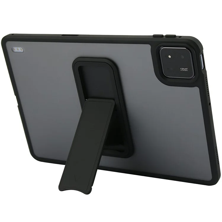 Für Xiaomi Pad 7 / Pad 7 Pro Hülle mit Ständer TPU + PC Skin-Berührung Tablet Cover - Schwarz