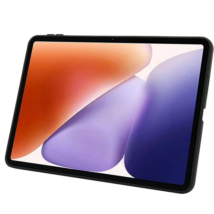 Für Xiaomi Pad 7 / Pad 7 Pro Hülle mit Ständer TPU + PC Skin-Berührung Tablet Cover - Schwarz