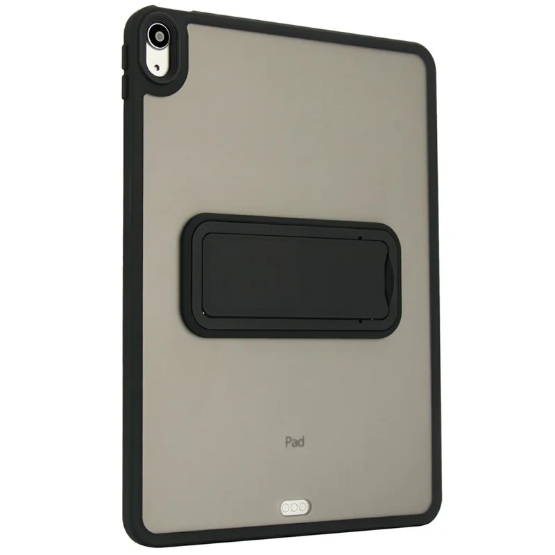 Tablet Case with Kickstand For iPad Air 11 (2025) / (2024) / Air (2022) /  (2020) / iPad Pro 11-inch (2018) TPU + PC Skin-Touch Cover - Black