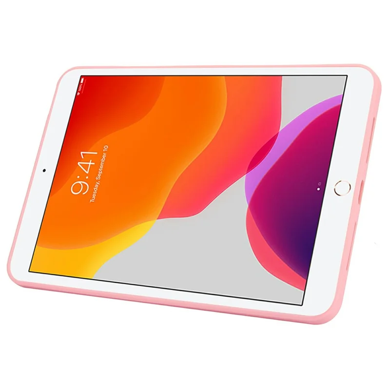 Tablet Case with Kickstand For iPad 10.2 (2021) / (2020) / (2019) TPU + PC Skin-touch Cover - Pink