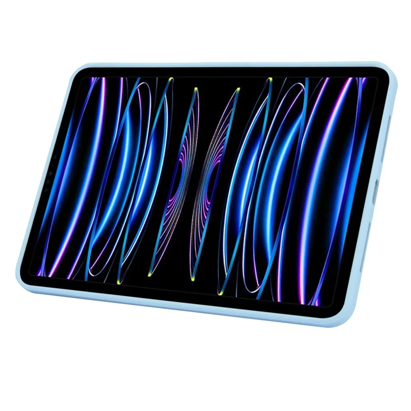 Étui pour tablette avec support pour iPad Pro 11 (2022) / (2021) / (2020) Couverture de peau en TPU + PC - Bleu bébé