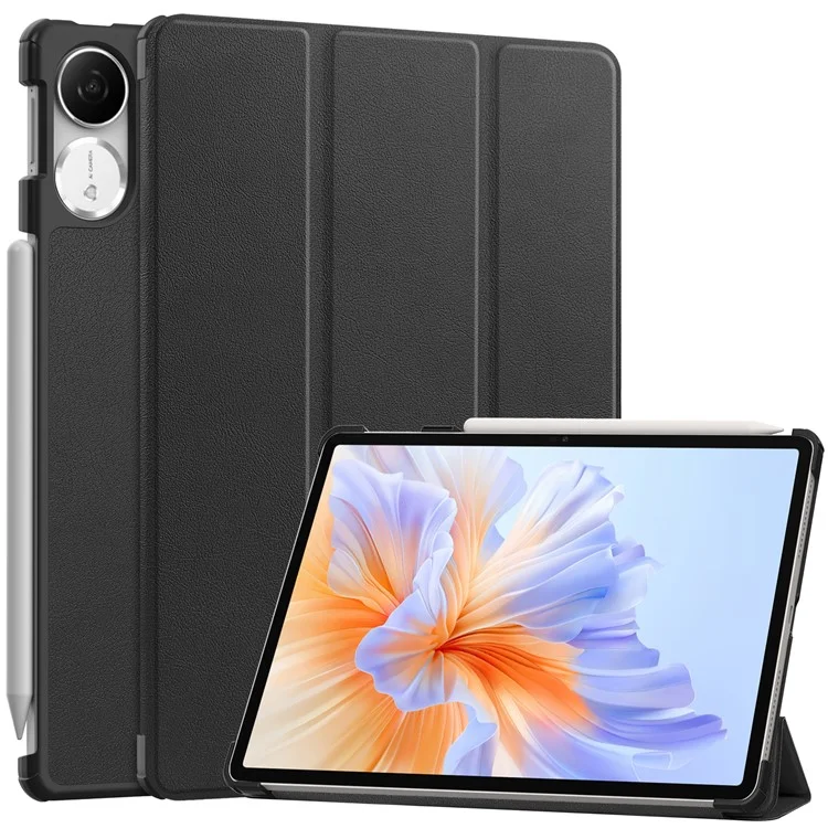 For Honor Pad V9 Case Anti-Drop Leather Stand Tablet Cover - Black