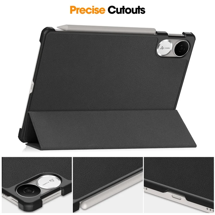 For Honor Pad V9 Case Anti-Drop Leather Stand Tablet Cover - Black