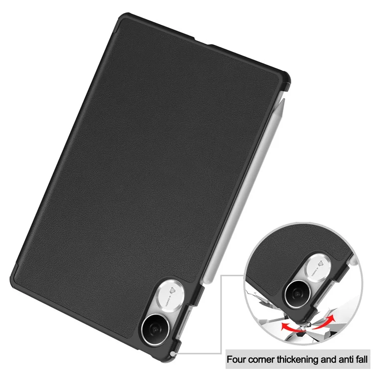 For Honor Pad V9 Case Anti-Drop Leather Stand Tablet Cover - Black
