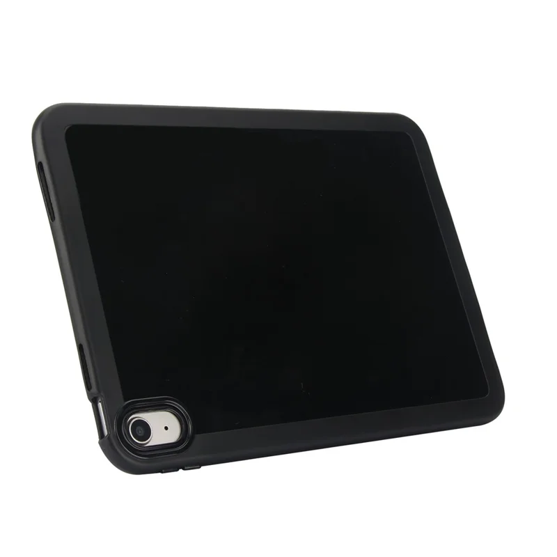 For iPad (2025) / 10.9 (2022) Case Solid Color Soft TPU Tablet Protective Cover - Black