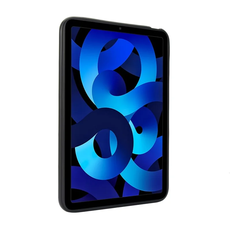 For iPad (2025) / 10.9 (2022) Case Solid Color Soft TPU Tablet Protective Cover - Black